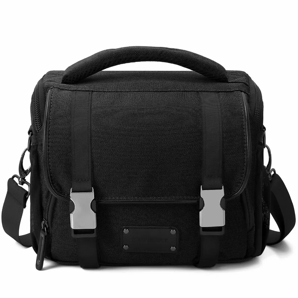 BAGSMART водонепроницаемая сумка для камеры с дождевиком DSLR/SLR Камера сумка на плечо для Canon Nikon sony Компактная сумка для объектива