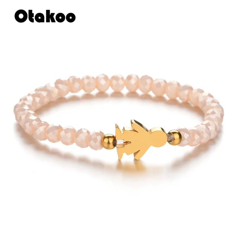Бренд Otakoo 8 мм браслеты из бисера с натуральными камнями женский браслет