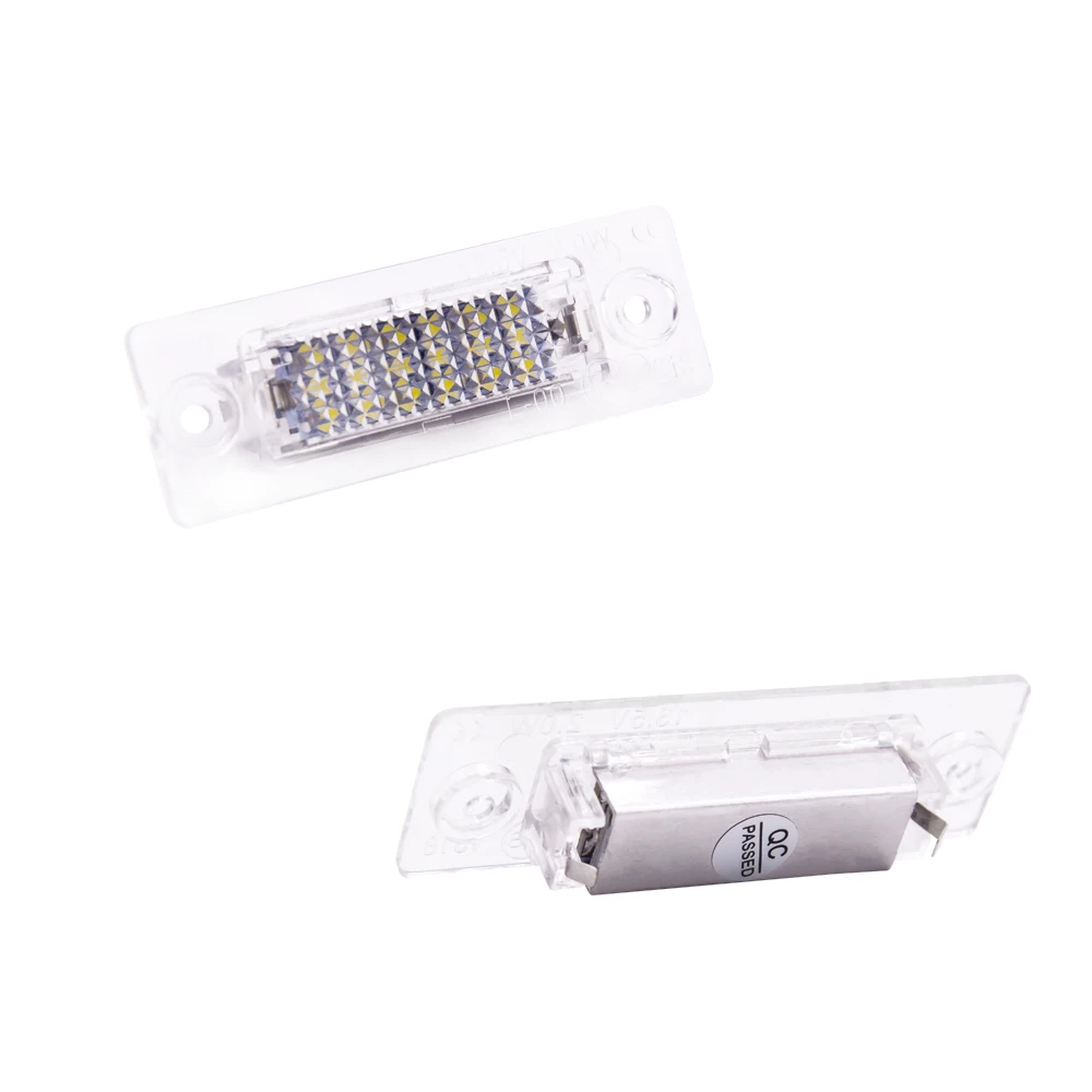 2Pcs Car 18LED No Error Number License Plate Light Lamp For VW Touran Passat Cimousint B5.5 SKODA Superb 1 3U B5 Accessories | Автомобили