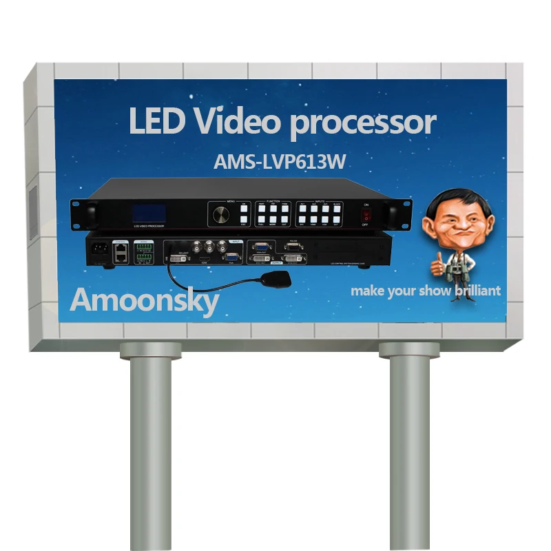 Лучшие горячие продажи ams lvp613w с wifi rgb полноцветная светодиодная матричная панель