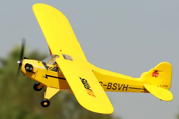 FMS модель 1400 мм/1 4 м Piper J3 Cub PNP тренажер для начинающих самолет Масштаб RC