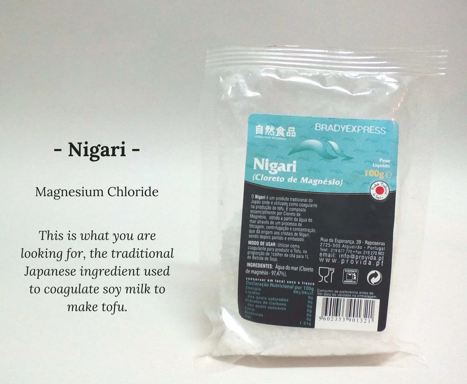 Новый коагулянт NIGARI Tofu пищевой магниевый хлорид-до 300 г MgCl2 Bittern 200 бесплатная