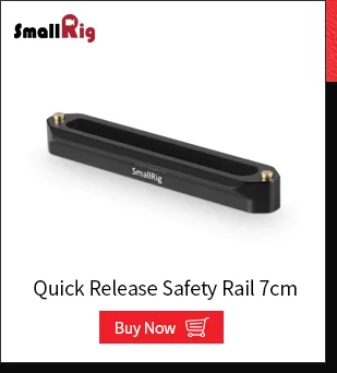 SmallRig QR Quick Release камера Видео Ручка Стабилизатор Универсальный деревянный Nato Боковая ручка с холодным башмаком крепление 2187