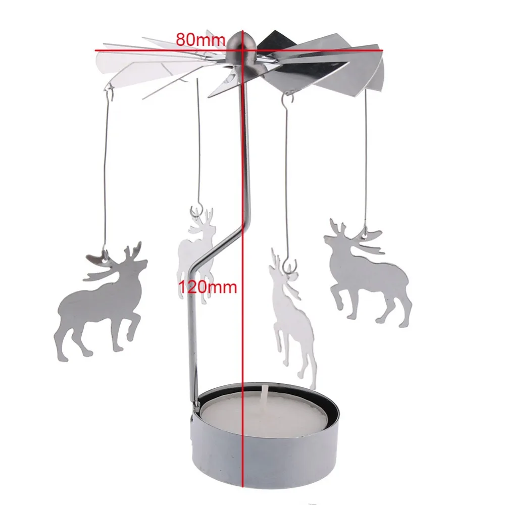 Revolving door Windmill Rotation Candlestick Candleholder Candle Tea Light Holder holiday gift 2016 Hot sales | Дом и сад