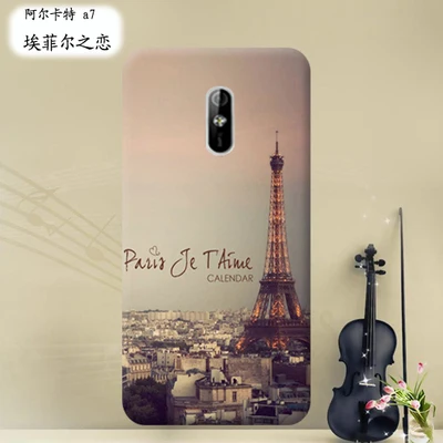 New Arrival Case For Alcatel A7 Cartoon Colored Drawing TPU Gel Soft Painted Cover | Мобильные телефоны и аксессуары