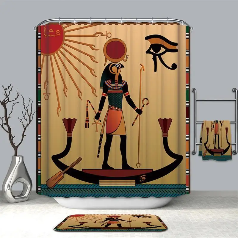 VOZRO Ванная комната Водонепроницаемый полиэстер ткань природа африканских женщин девушка простой душ шторы ЕС Splatoon портрет Douchegordijn