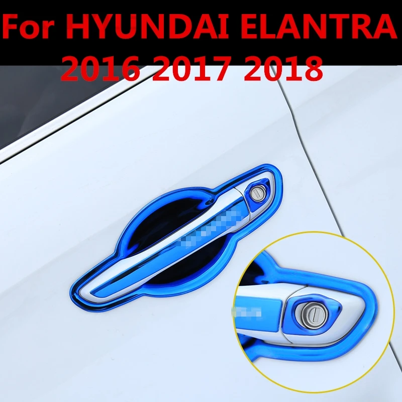 Стайлинг автомобиля для hyundai Elantra 2016 2017 2018 внутренняя крышка ручки двери рамка