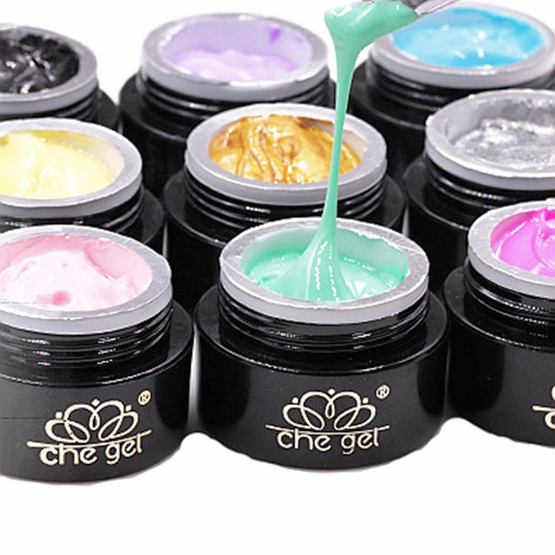 УФ-гель для дизайна ногтей 3D толстый замачиваемый светодиодный маникюрный