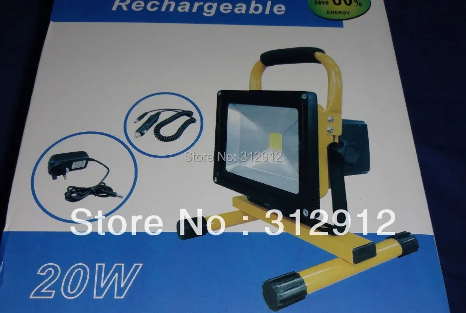 

20W Chargeable LED FLood Light;with AC adaptor and car adaptor