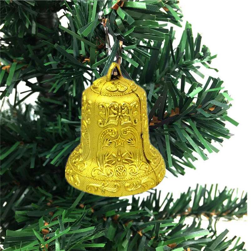 4 шт. Рождественский колокольчик елочные украшения Xmas декоративных деревьев украшения Праздничные подарки дропшиппинг Enfeites де натальной N07