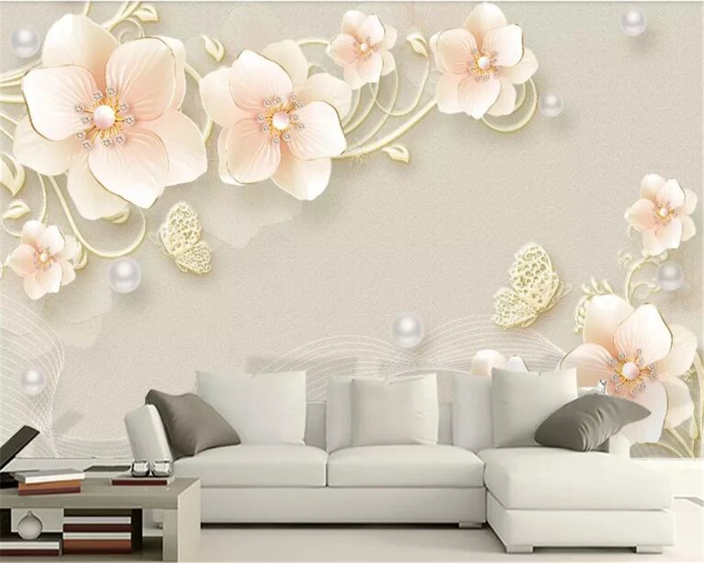 3D трехмерный Рельефный цветок современный минималистичный фон для украшения