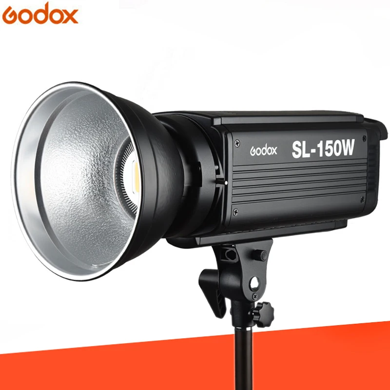 Godox SL-150W 150 Вт 5600K CRI 93+ 16 каналов Светодиодный студийный светильник для непрерывного видео с креплением Bowens для DSLR камеры+ пульт дистанционного управления