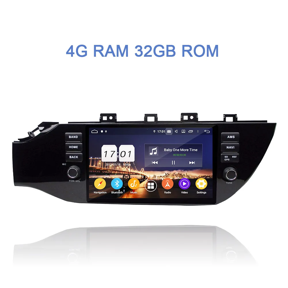 4G RAM 32G ROM DSP ips TDA7851 Android 9,0 4 Гб+ 64G Встроенная память 8 Core dvd-плеер для автомобиля gps карта RDS автомобильное радио Wi-Fi Bluetooth 4,2 для kia K2 Рио - Цвет: 4G RAM 32G ROM