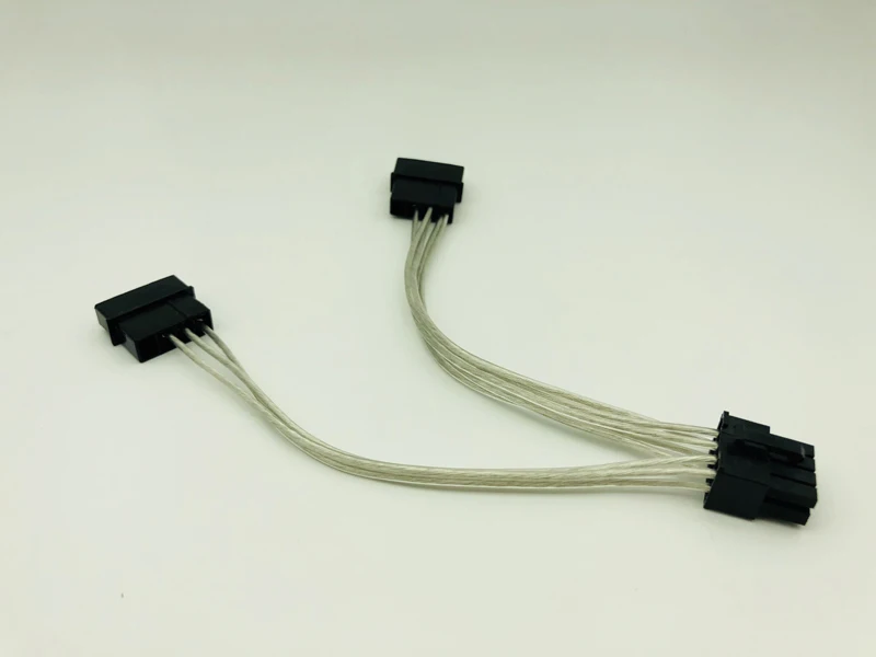 18 см 8Pin (6 + 2) к двойной 4Pin видеокарты кабель питания 4PIN 8PIN Графический карты D порт 8