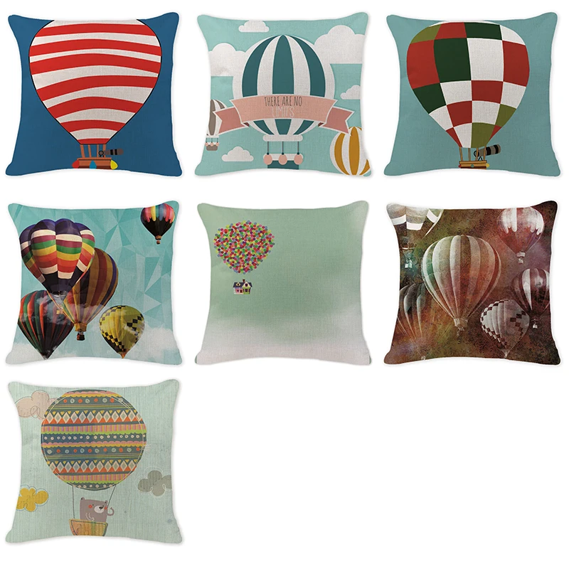 Индивидуальные чехлы для подушек подушка с воздушным шаром наволочка из хлопка и