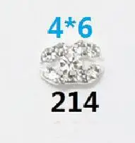 30 шт. украшения для ногтей - Цвет: 214