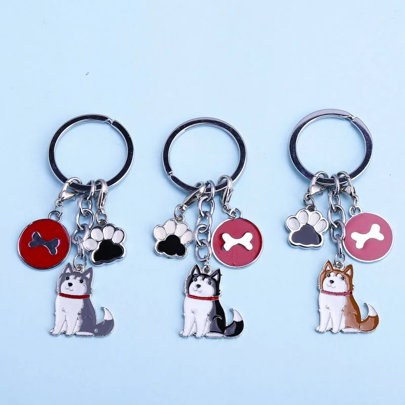 Золотой Retriev Чихуахуа бульдог Собака Брелок Pet металла брелок ювелирные изделия