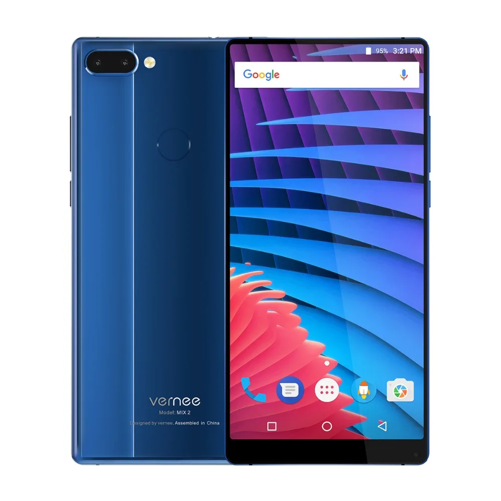 Vernee Mix 2 6 ГБ Оперативная память 64 0 дюймов 18:9 полный Экран смартфон MTK6757CD Octa Core 4200