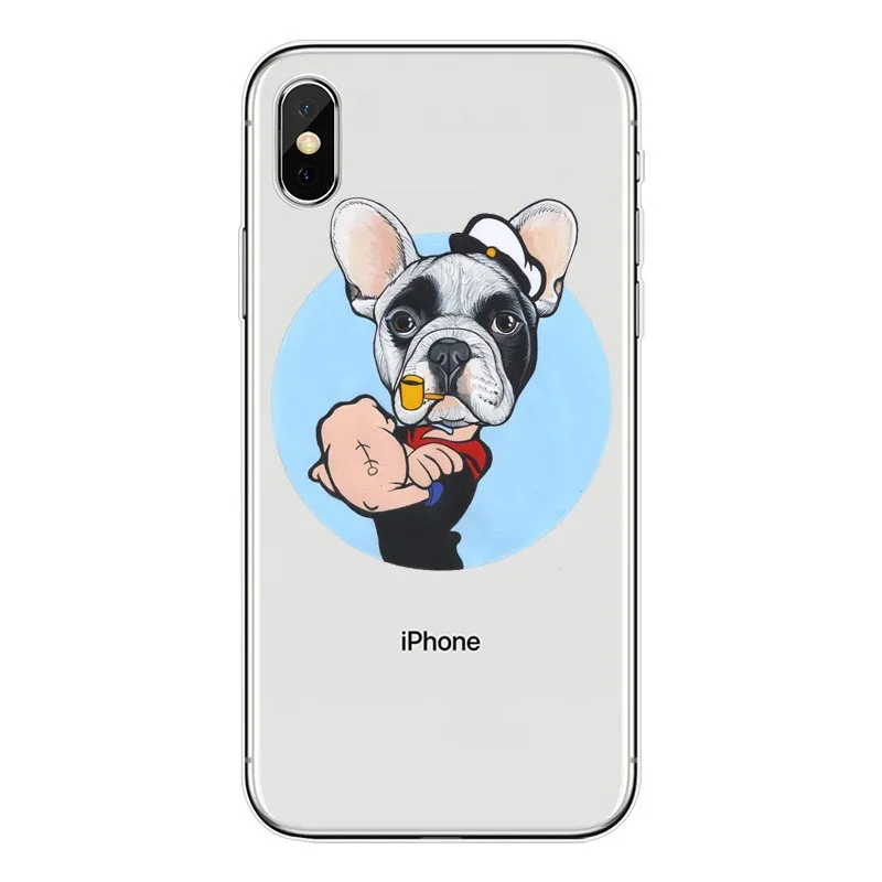 Мягкий чехол из ТПУ для iPhone 5 5S SE 6 6S 7 8 Plus XR X XS Max Pug Dog силиконовый телефона|Бамперы| |