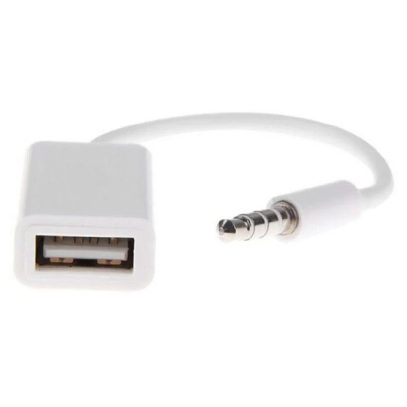 New Arrival 3.5mm Male AUX Audio Plug Jack To USB 2.0 Female Converter Cable Cord Car MP3 jy6 | Автомобили и мотоциклы