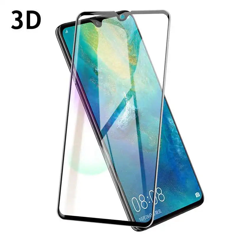 Защитное стекло 3D для экрана huawei p20 lite p30 pro Прозрачный передний чехол p10 plus mate10 mate20