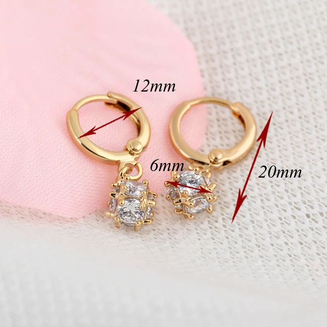 2018 new crystal Drop Earrings for women Square Cubic Zircon Luxury Wedding Jewelry Hot Sale fashion jewelry Dropshipp | Украшения и