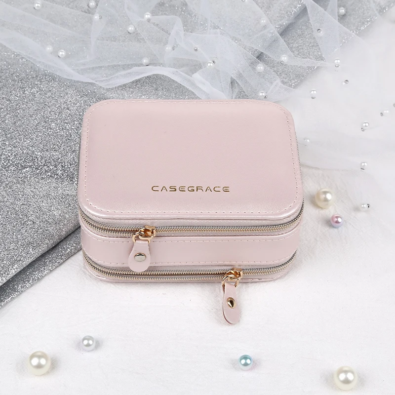 Casegrace шкатулка для ювелирных изделий косметическая коробка хранения макияж