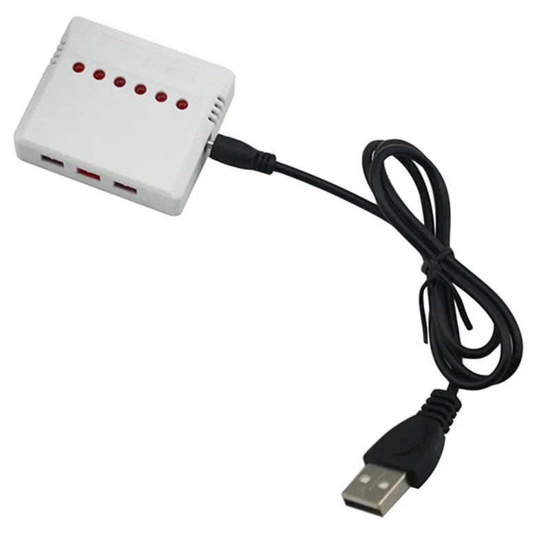 BLL батарея 6 шт 3 7 V 680mAh LiPo и 1x зарядный кабель для FY550 F550 MJX X400 X800 JXD 509G 509W камера RC