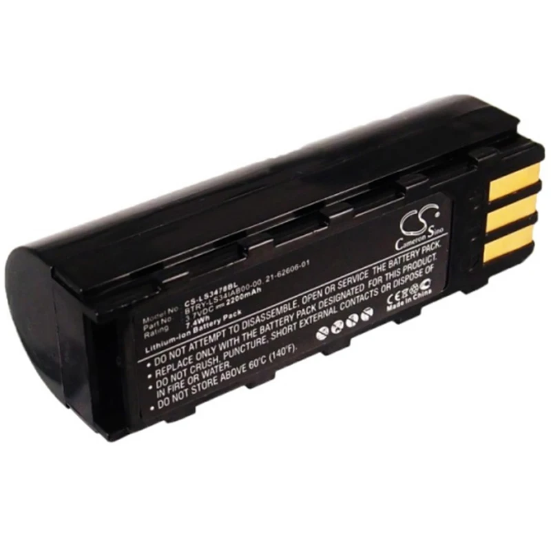 Новая сменная батарея 2200 mAh/8.14Wh для символа DS3478 DS3578 LS3478, PDA запасные части
