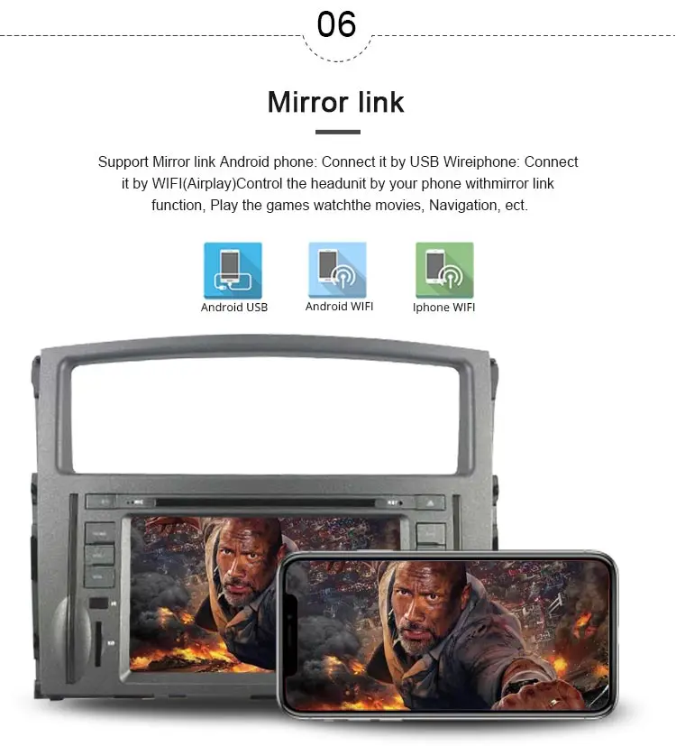 JDASTON Android 10,0 автомобильный dvd-плеер для Mitsubishi Pajero V97 V93 2006-2011 Мультимедиа gps навигация 2 Din автомагнитола ips стерео