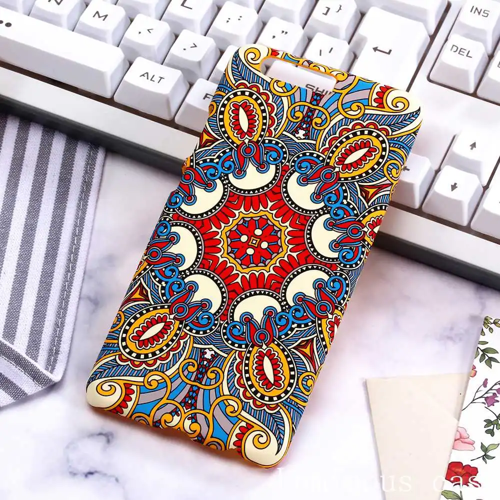 Coque для Huawei P10/10 плюс модные Винтаж цветок 3D рельеф Световой чехол P 10 жесткий