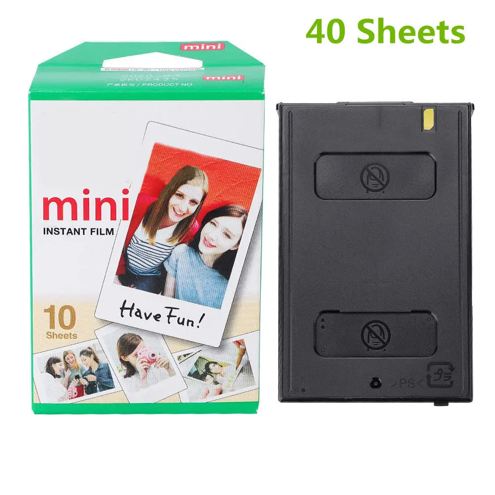 40 Sheets 10-100 листов Fujifilm Instax Mini 9 8 пленка мгновенная фотобумага Instax Mini 8 9 7s 9 70 25 50s 90 камера SP-1 2 камеры - Цвет: 40 Sheets