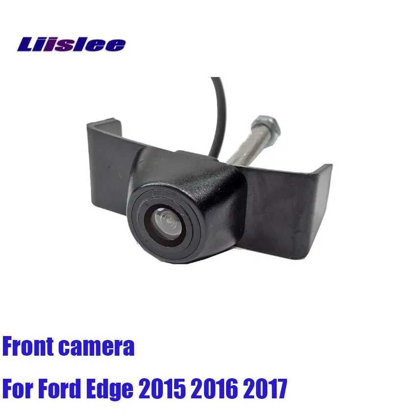 LiisLee для Ford Edge CCD автомобиля передний логотип камера вид спереди