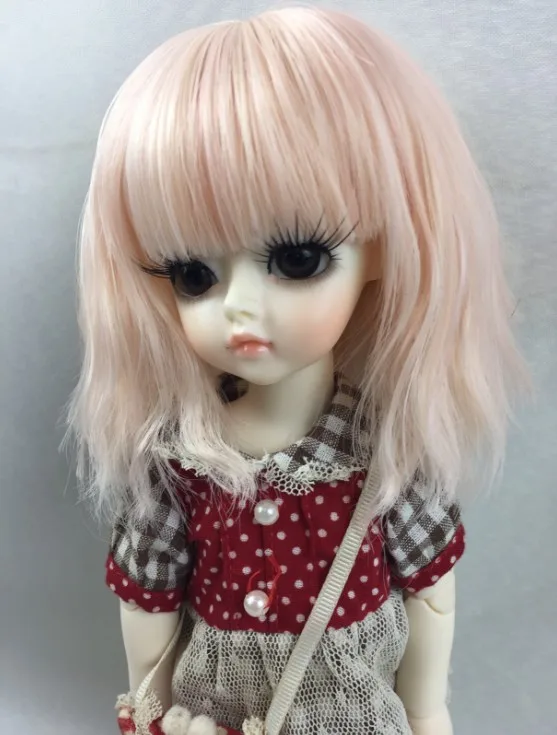 Аксессуары для кукол 1/3 1/4 1/6 Bjd парик волос в кукольном стиле короткие волнистые