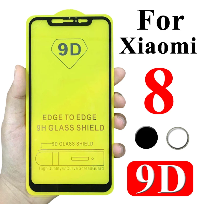 

5 шт. 9D Защитное стекло для xiaomi mi 8 mi8 защита экрана xiomi закаленное стекло xaomi 8 lite Полное покрытие защитная пленка