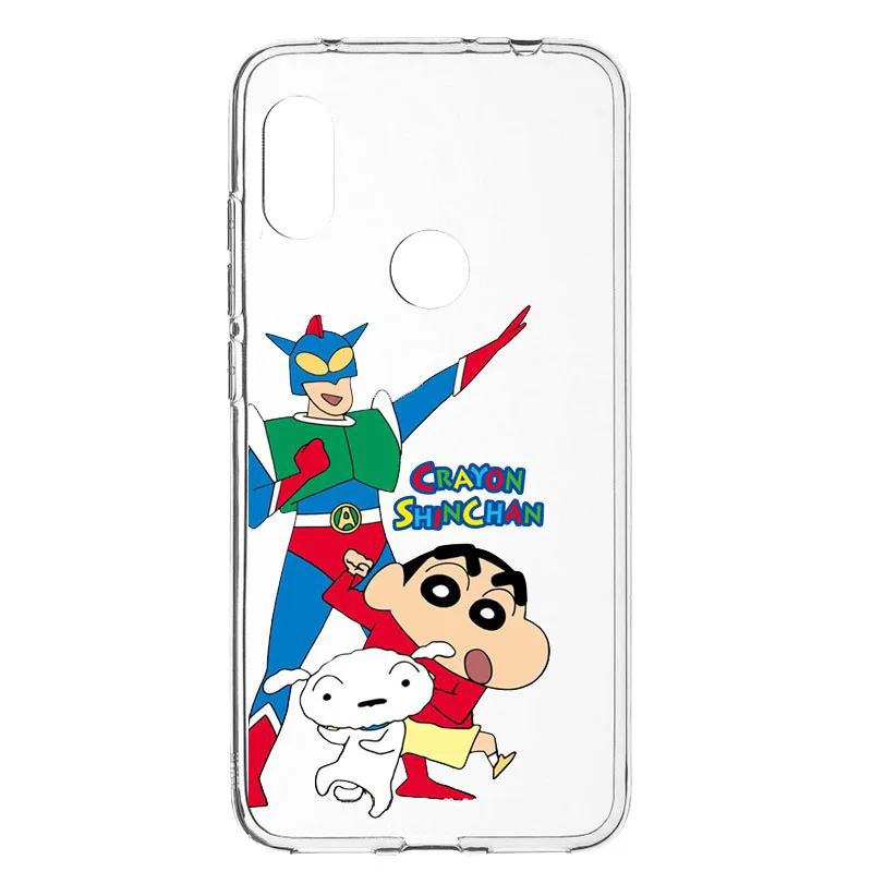 Прозрачный мягкий силиконовый чехол Crayon Shinchan из ТПУ для Xiaomi Mi 9T Redmi NOTE5A NOTE5 Pro Xiao mi 8