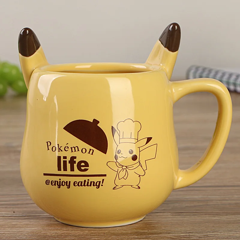 Аниме игра карманные монстры Пикачу креативная Милая керамическая кофейная