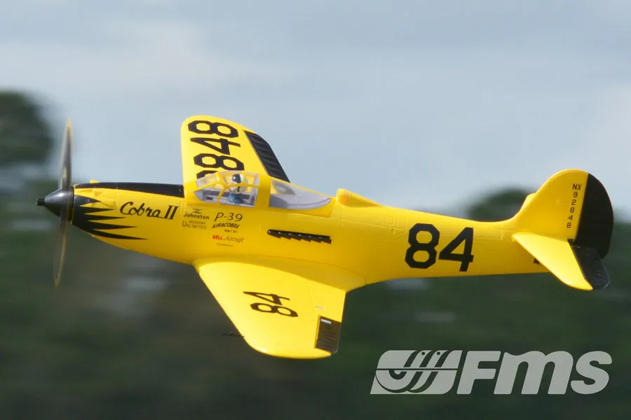 Модель FMS 980 мм/1 м высокоскоростная Racer P39 Cobra II PNP прочные весы EPO для