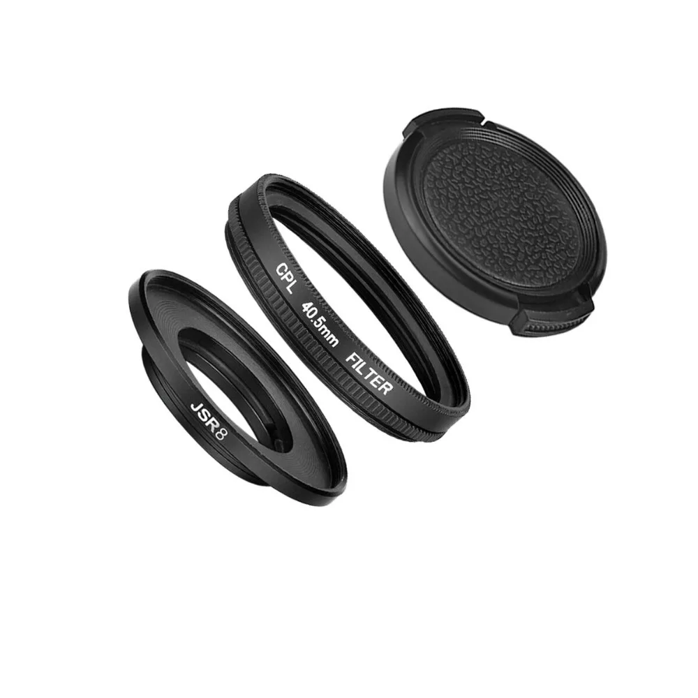 HD Тонкий SJCAM аксессуары 40,5 мм CPL фильтр+ Slin UV фильтр+ крышка объектива для SJ6 Legend/SJ7 Star/SJ8 pro Air PLUS объектив экшн-камеры