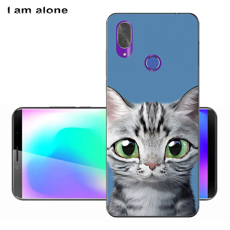 Solf TPU HH41 Чехлы для телефонов I am alone, для Cubot X19, 5,93 дюйма, мягкие, TPU, для мобильных телефонов, милые, модные, с мультяшным принтом, для Cubot X19, сумки - Цвет: Solf TPU HH41