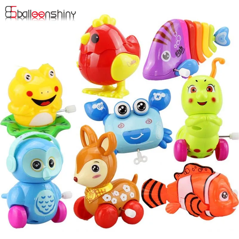 BalleenShiny мини детские заводные весенние игрушки, детские развивающий, образовательный цветной, веселые развивающие игрушки, разные цвета