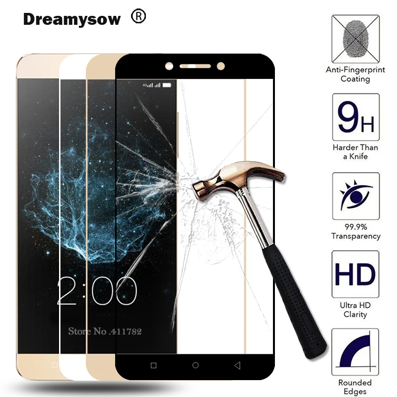 9H Full Cover Screen Protector For Letv for LeEco Le 2 pro 2pro Pro3 Pro 3Le Elite X722 Cool 1 Cool1 1S Tempered Glass | Мобильные