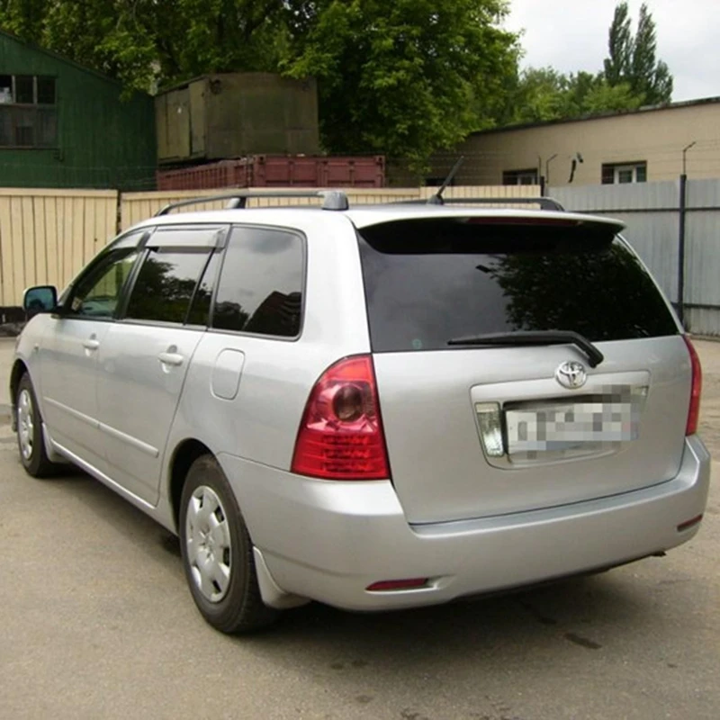 Спойлер для toyota fielder 2005-2009 спойлер со светом высокого качества ABS Материал заднее