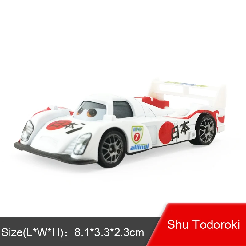 Shu Todoroki Disney Pixar Cars 2 3 Jackson Storm Doc Hudson Mater трактор King 1:55 литая под давлением металлическая модель автомобиля подарок на день рождения для мальчиков детей - Цвет: Shu Todoroki