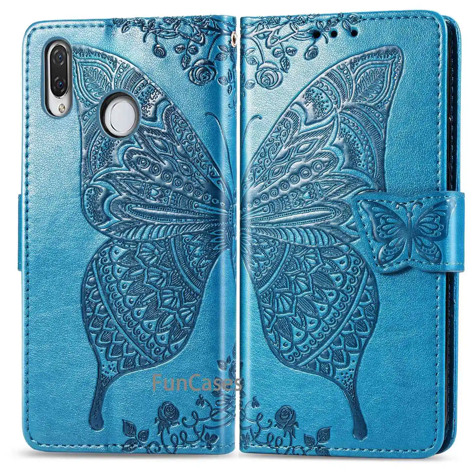 Роскошный чехол книжка с подставкой и 3D кожаным чехлом для huawei Nova 3i телефона