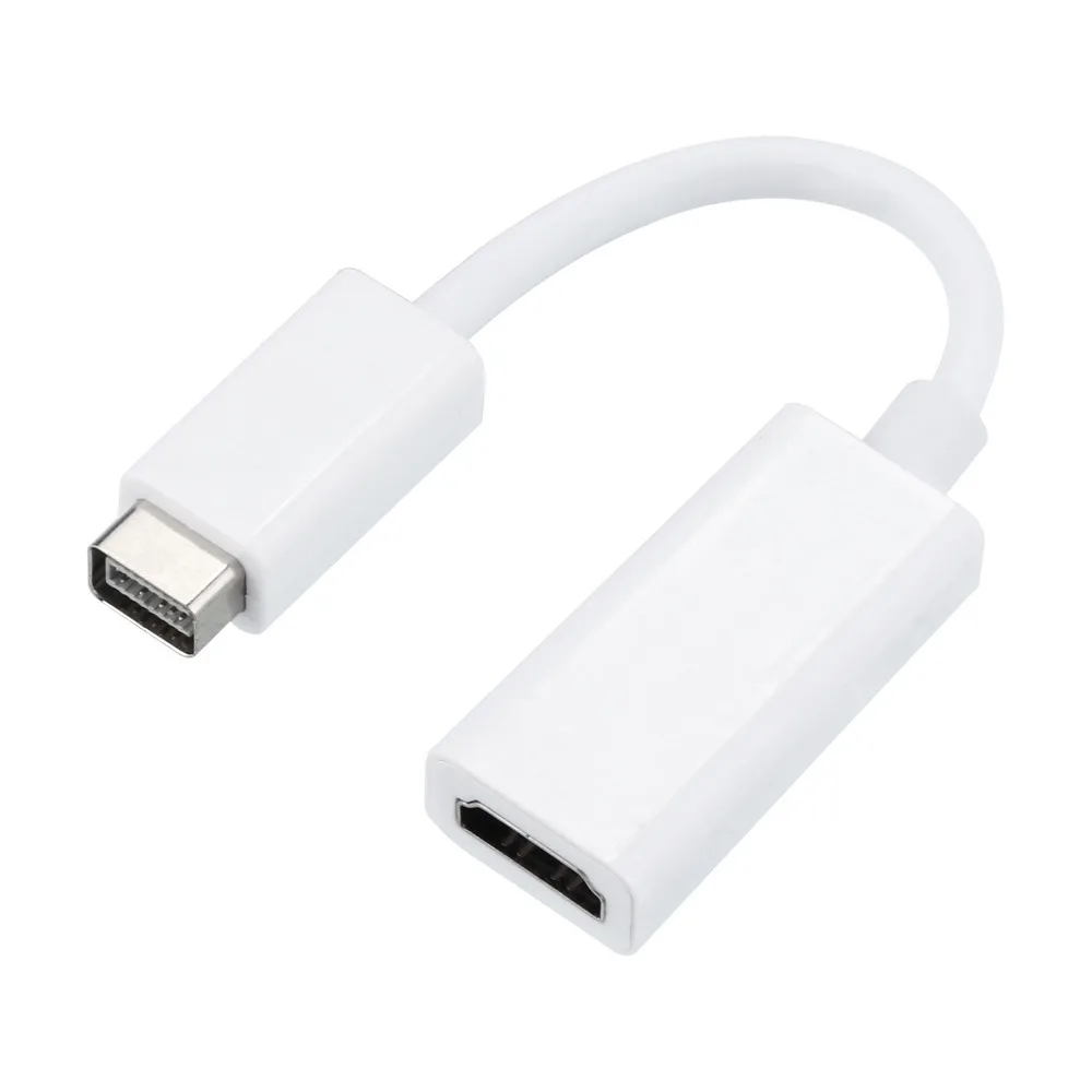 Mini DVI Мужской к HDMI Женский Кабель для монитора конвертер видеоадаптера Kable Кабо