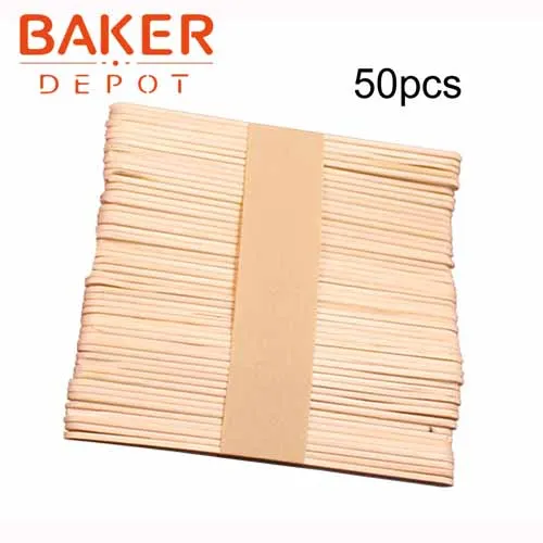 50pcs sticker BAKER DEPOT силиконовые формы для мороженого кубик льда DIY Инструменты для изготовления шоколада леденец, пудинг формы CDSM-708 - Цвет: 50pcs sticker