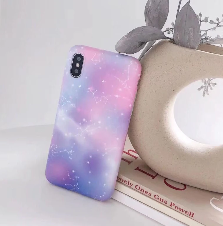 YHCSZ Constellation Marble Soft Full Cover Phone case for iphone 6 6s 7 8 plus X | Мобильные телефоны и аксессуары