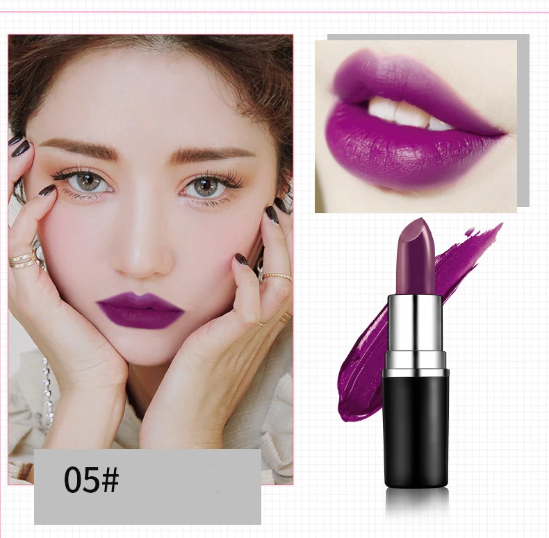 9 цветов матовая губная помада водостойкая стойкая Профессиональный макияж Batom