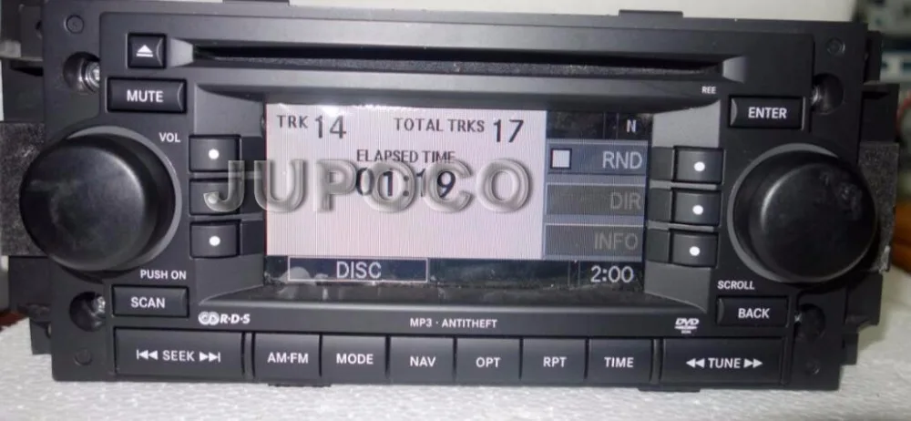 

FREE SHIPPING Car Audio Unit Doddge Snigle Disk DVD Unit P05091522AC CHRYSLER CORPORATION